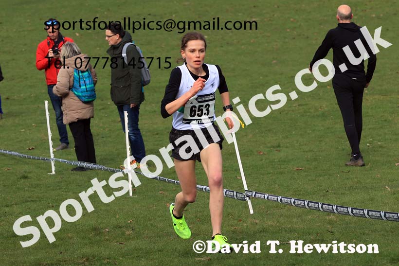 Senior Women, 2024 CAU Inter Counties Cross Country Champs., Wollaton Park, Nottingham. Photo: David T. Hewitson/Sports for All Pics